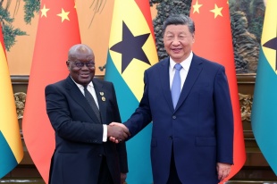 Chinese, Ghanaian presidents announce elevation of bilateral ties