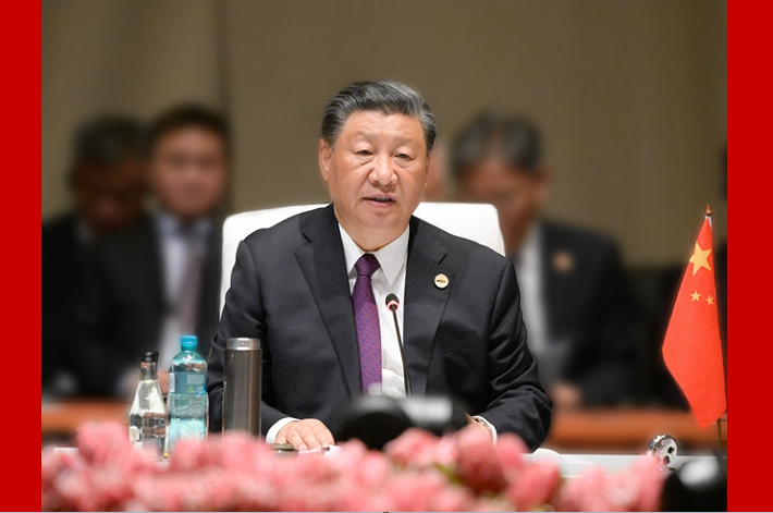 Xi says BRICS important force in shaping int'l landscape