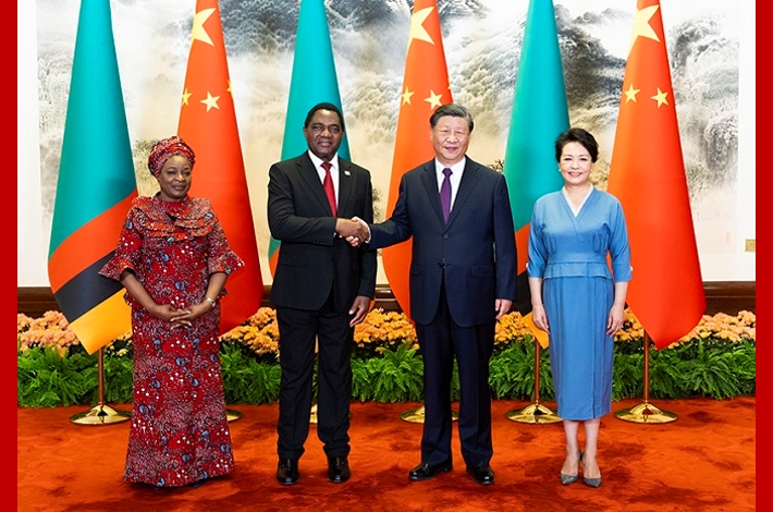 Xi, Hichilema announce elevation of China-Zambia ties