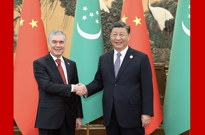 Xi calls for enhancing China-Turkmenistan comprehensive strategic partnership