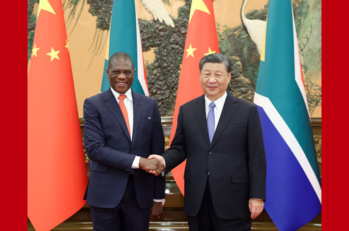 Xi meets South African deputy president