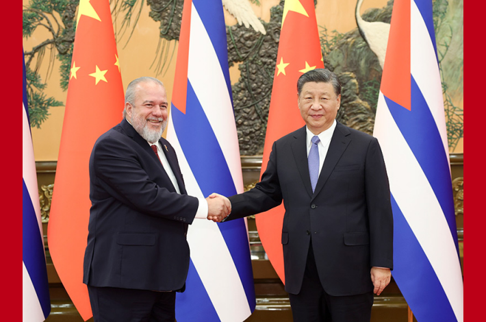 Xi meets Cuban prime minister, calling for further strategic coordination