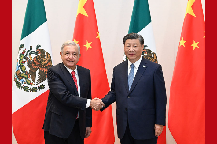 Xi calls for expanding China-Mexico cooperation in finance, EV