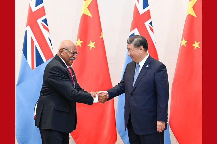 Xi says China's relations with Pacific island countries candid without selfish motives