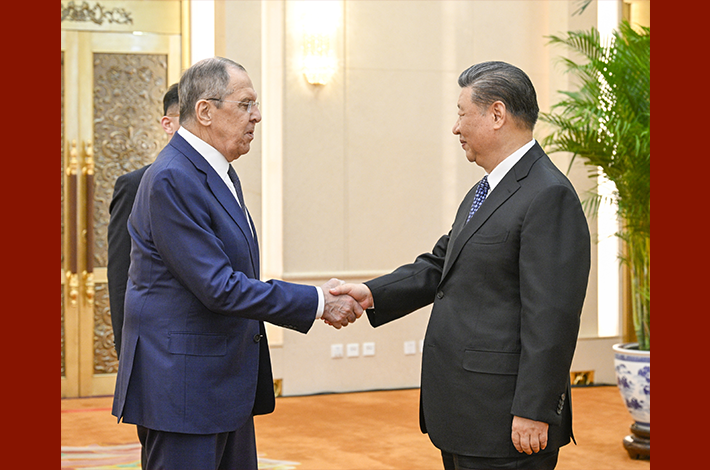 Xi meets Russian foreign minister