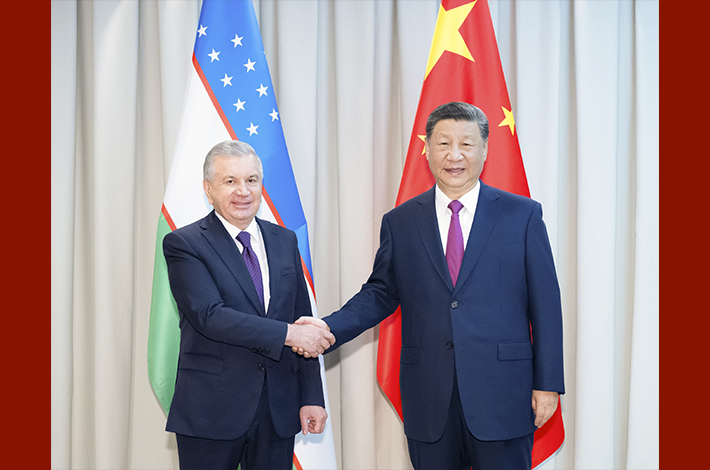 Xi says China ready to promote high-quality development of China-Uzbekistan relations