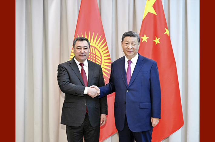 Xi urges China, Kyrgyzstan to promote high-quality Belt and Road cooperation