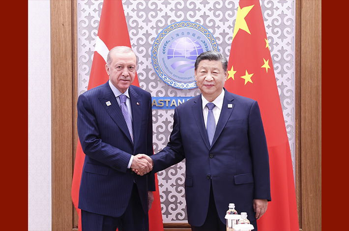 Xi says China, Türkiye should push for greater development of strategic cooperative relationship