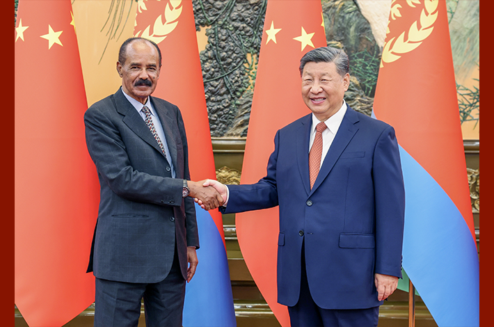 Xi meets Eritrean president