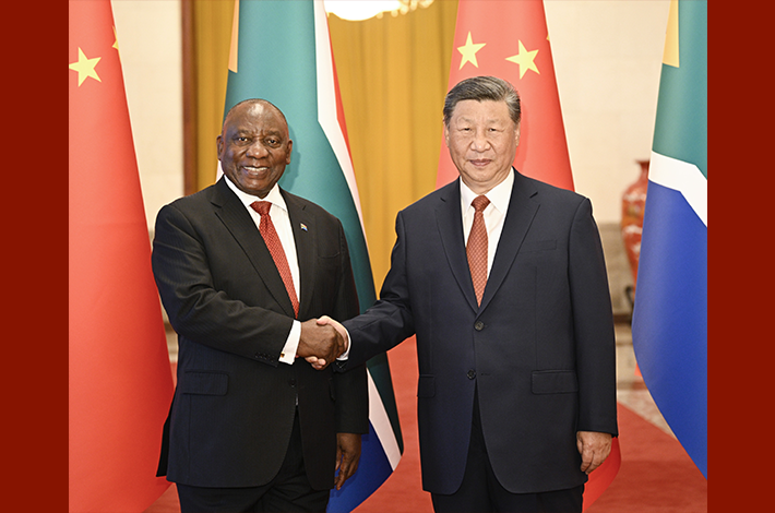 Xi, Ramaphosa announce elevation of China-South Africa ties