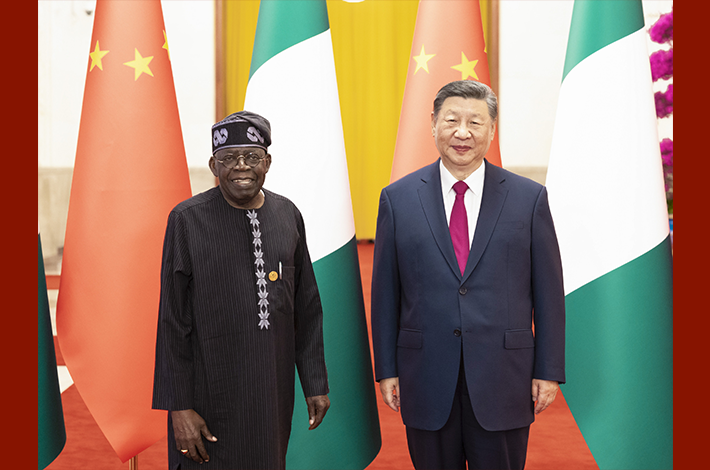 Chinese, Nigerian presidents announce elevation of bilateral ties