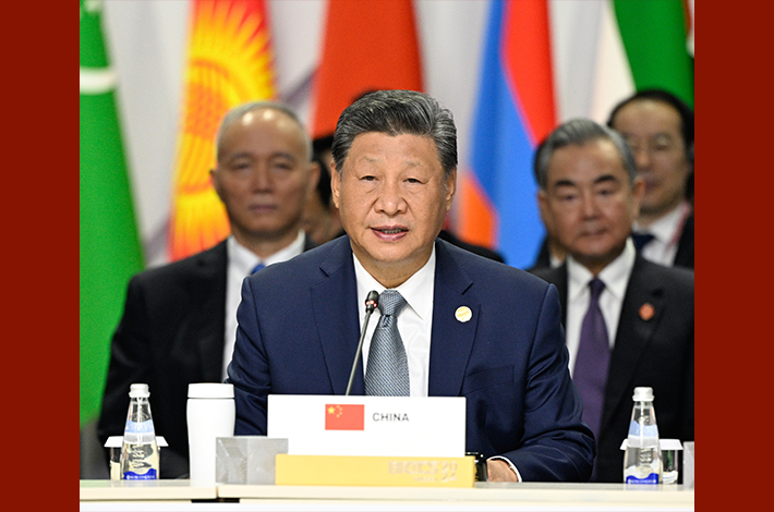 Xi urges 'BRICS Plus' to pursue common security and development, harmony among civilizations