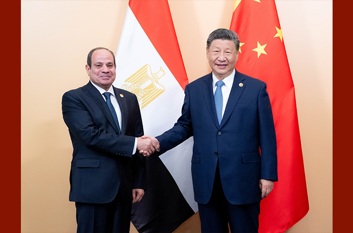 Xi says China to be sincere friend, close partner for joint development with Egypt