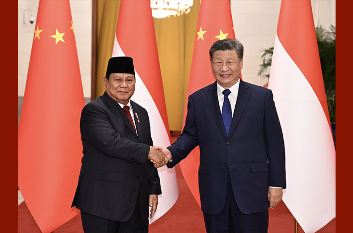 Chinese, Indonesian presidents pledge joint efforts to build community with shared future