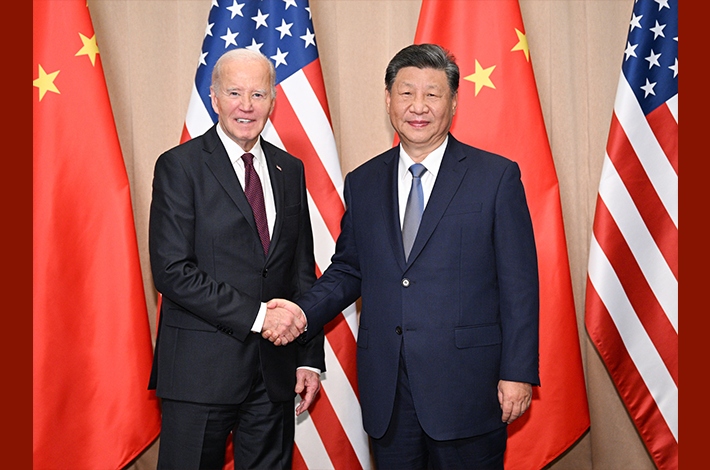 Xi meets Biden in Lima