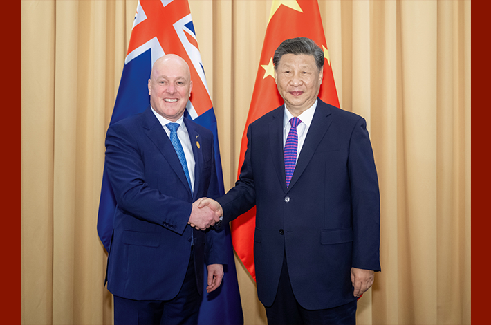 Xi says China ready to join New Zealand for ties of mutual respect, tolerance, cooperation and development