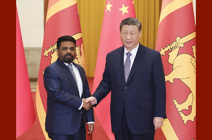 Xi calls for fostering new highlights in China-Sri Lanka cooperation