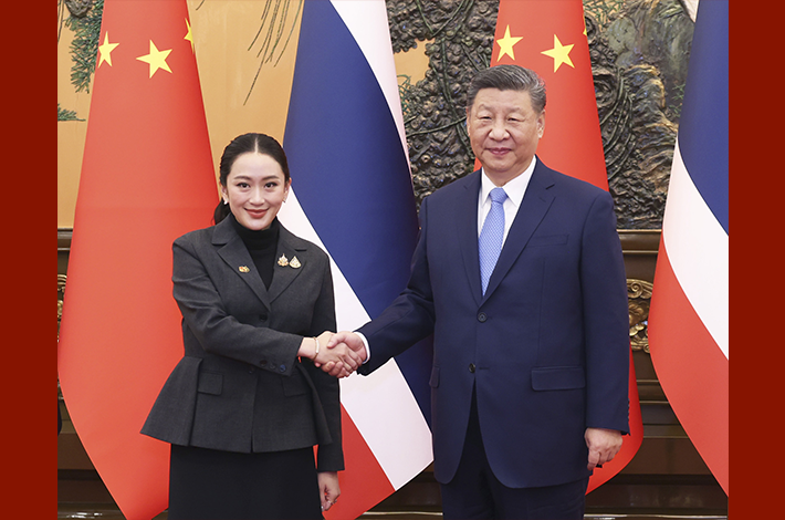 Xi meets Thai PM in Beijing