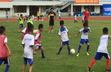 Football summer camp opens in Zhanjiang