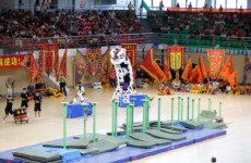 Lion dance group from Zhanjiang wins first prize in provincial championship