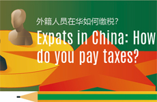 How do expats pay taxes in China?