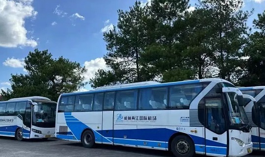 Guilin airport opens new shuttle bus service to Qintan Bus Terminal