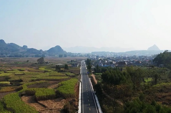 A view of the highway project from Sancha town in Yizhou district to Liuzhou’s Liushan town on Provincial Highway 507..jpg