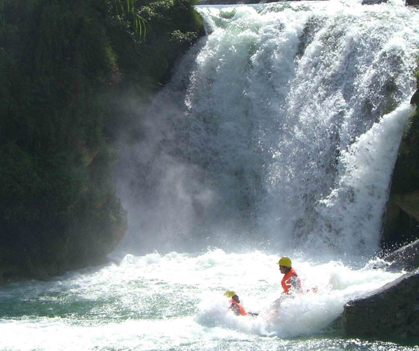 The Yaoling River Rafting Resort in Du’an county