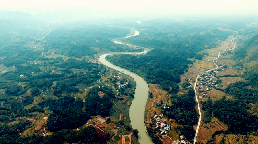 Refreshing views of Diaojiang River