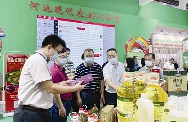 Hechi promotes agricultural products at Guangzhou fair