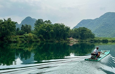 Longjiang River attracts flocks of egrets