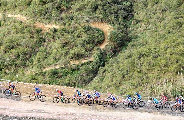 Mountain cycling race brings vitality to Nandan