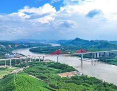 Mega bridge over Liujiang River opens to traffic