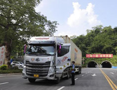 Youyiguan border gate records high cargo vehicle throughput 