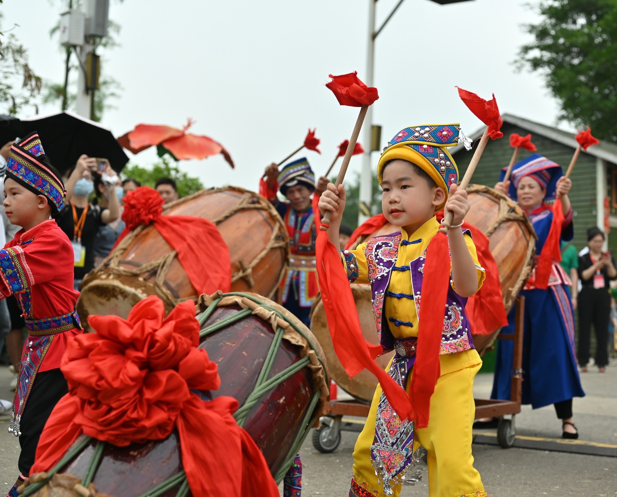 Ancient drum of the Zhuang people reverberates history