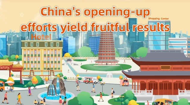 China's opening-up efforts yield fruitful results