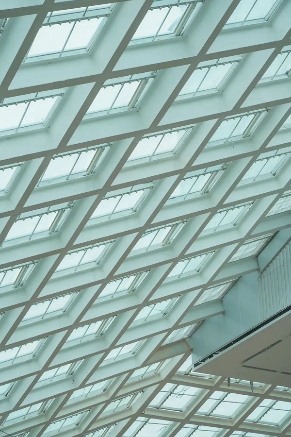 The glass roof of the shared hall in Guangdong Art Museum..jpg
