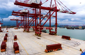 Nansha Port construction advances smoothly