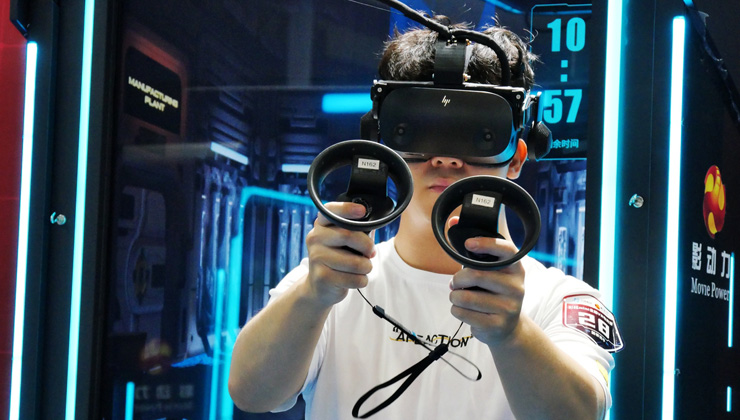 Cutting-edge VR, AR tech takes off at fair