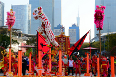 Spotlight on lion dance at Tianhe's Spring Festival