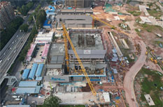 Projects at Tianhe financial city progress