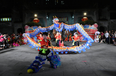 Youth lion dance show adds fun to Tianhe