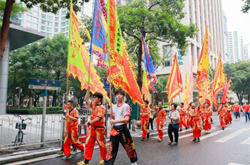 Tianhe parade celebrates birth of sea goddess