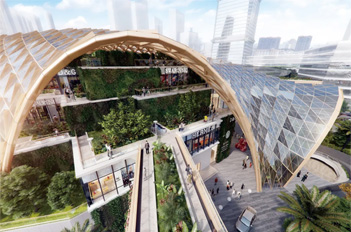 Well-known brands come to Tianhe transportation hub