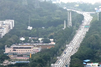 Expressway across Tianhe makes headway