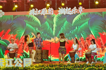 Concert blending music, nature held in Tianhe