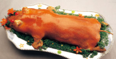 Cantonese roast suckling pig