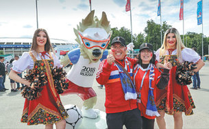 Fans flock to Russia as World Cup opens