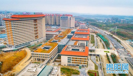 Construction of Guian New Area hospital advances well