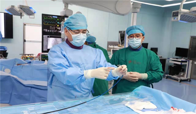 Second-generation trail-less pacemaker Micra AV applied in Lecheng